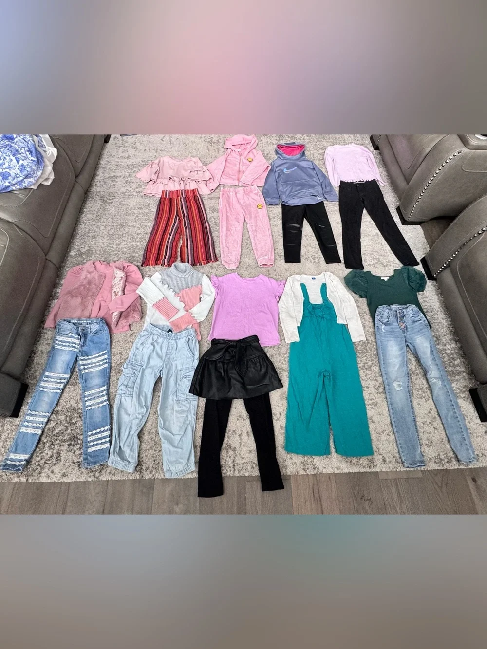 Girls size 7 clothing bundle